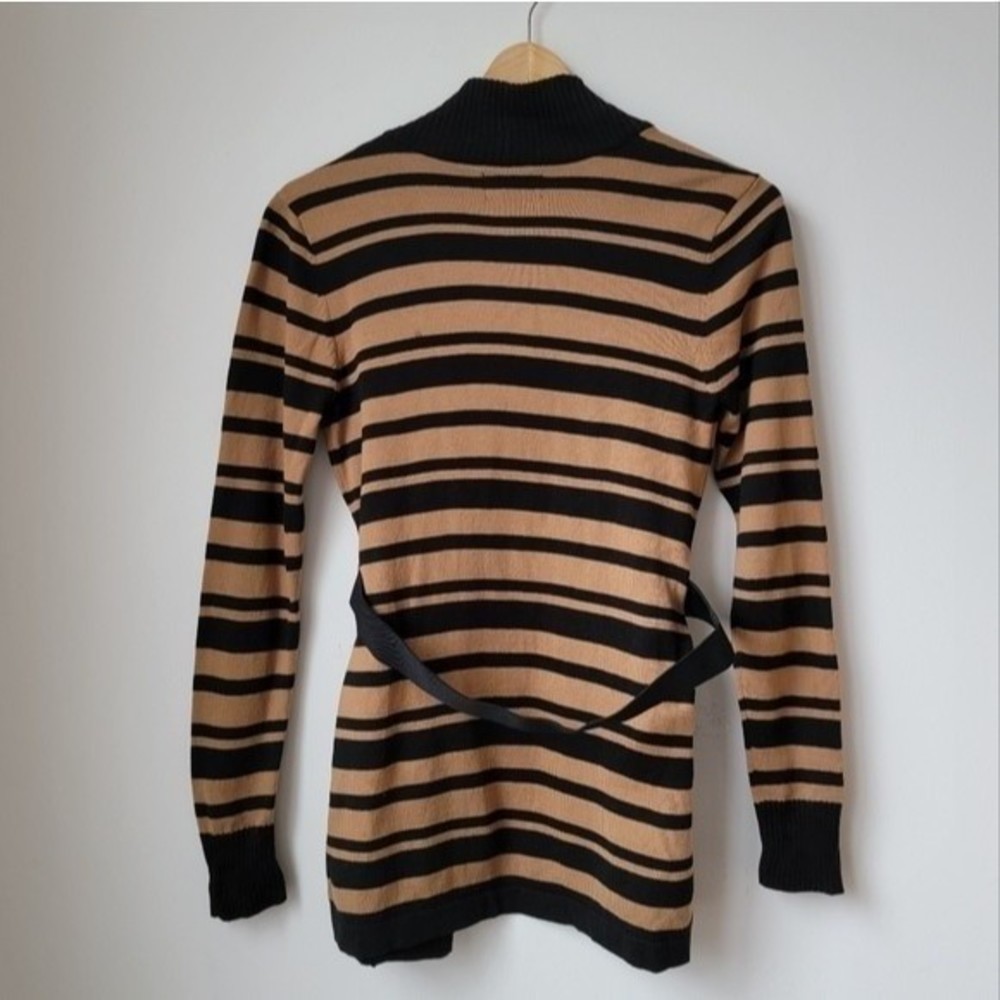 METAPHOR Stripes Open Cardigan Sweater - Picture 10 of 11